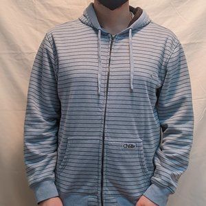 O'Neill Striped Hoodie (Light Blue-Black)